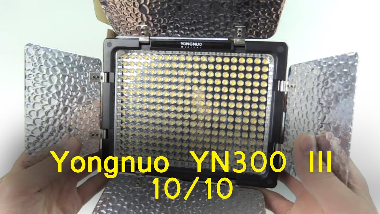 Test Recenzja PL Lampa LED na kamerę yongnuo YN300 III