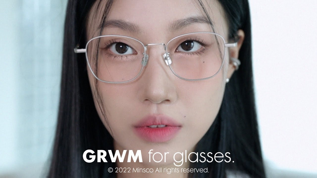 🤓왓츠인마이백 찍은 날 안경 메이크업 GRWM (소프트뎁스 맑게 쓰기)  | 민스코 Minsco