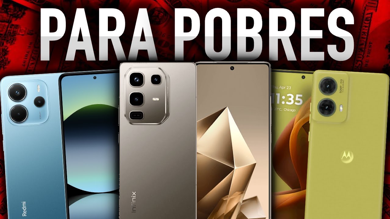 Top 3 MEJORES telefonos celulares SUPER CALIDAD-PRECIO para COMPRAR en 2025