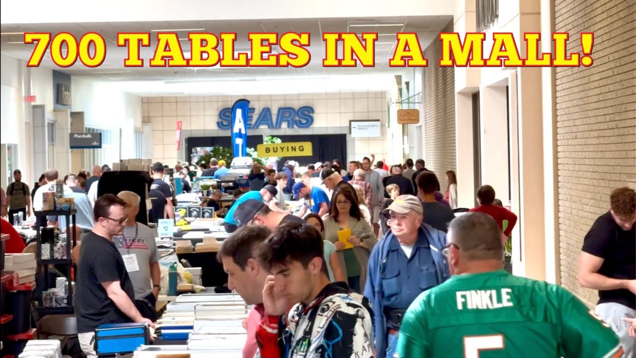 I WENT TO A 700 TABLE BASEBALL CARD SHOW!