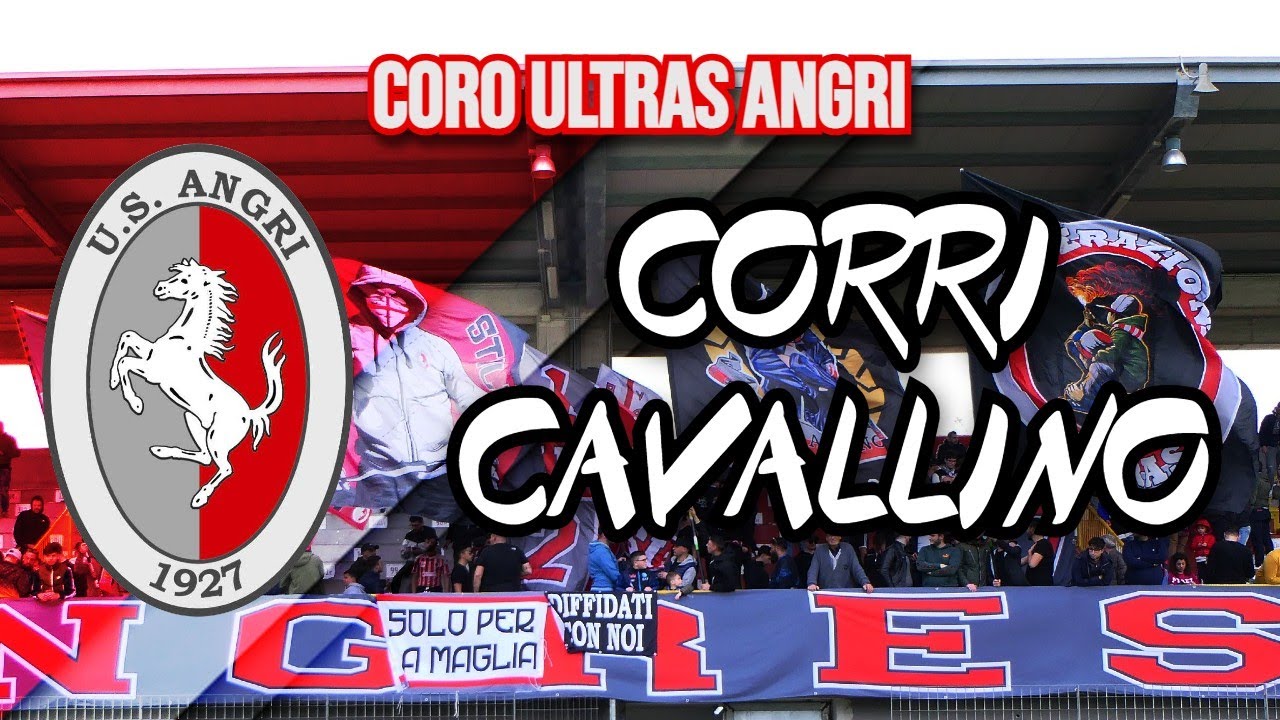 Corri cavallino (lotta con il cuore, gioca con amore) - Coro ultras Angri [CON TESTO]