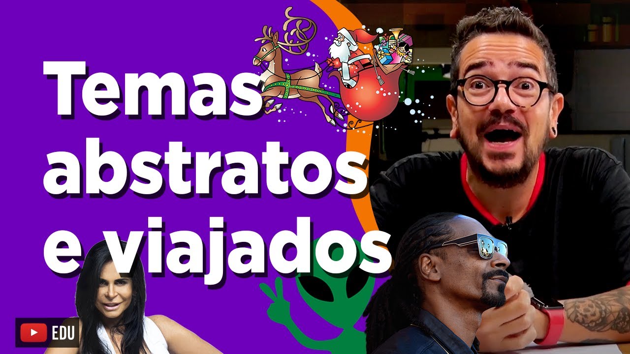 Você tem dificuldade em temas abstratos e viajados?
