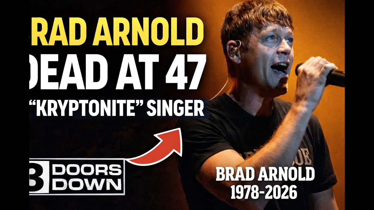 3 Doors Down Frontman Brad Arnold Dies at 47 — The Voice Behind “Kryptonite” Remembered