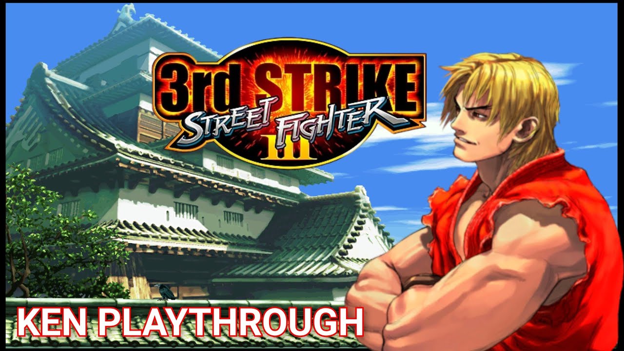 Street Fighter 3rd Strike Ken playthrough, PS4 Street Fighter 30th anniversary video game, #sf3 #ps4