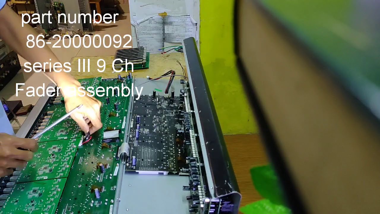 STUDIOLIVE 32 Fader replacement