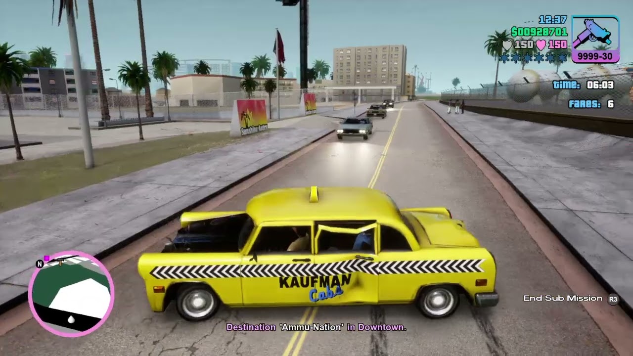 Grand Theft Auto: Vice City – The Definitive Edition Taxi Missions #320