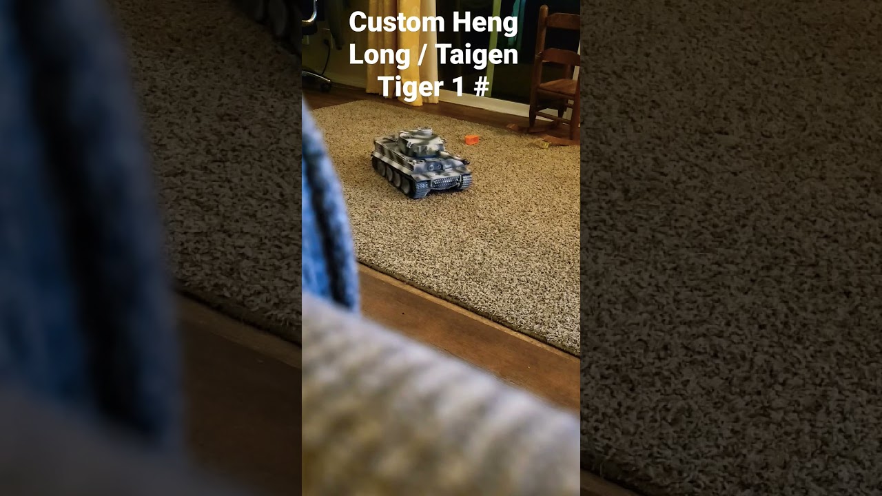 Custom Heng Long Tiger 1 # with upgraded Taigen parts TK-40 clarkboard for sale on Ebay US Oregon