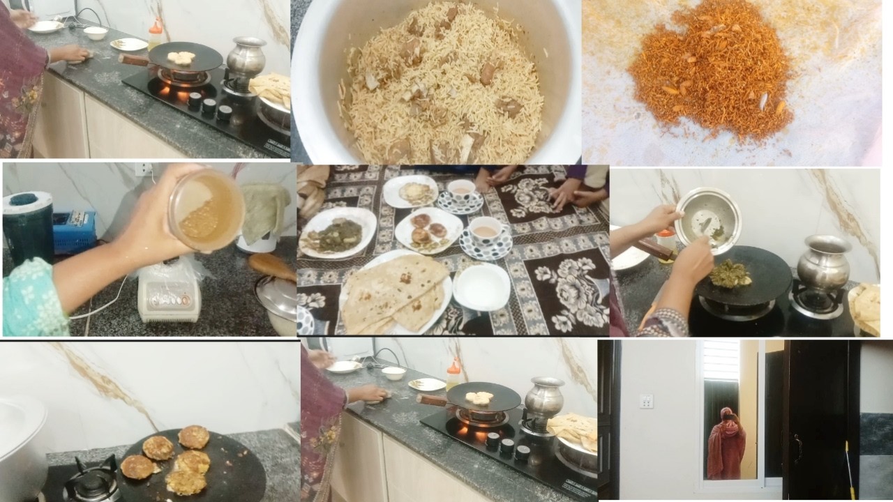 Sunday Busy Morning/Bannu pulao Recipe/Parents k lya ya Chez Bhut Taklif Da Hoti Ha@Zahrawasifvlogs 