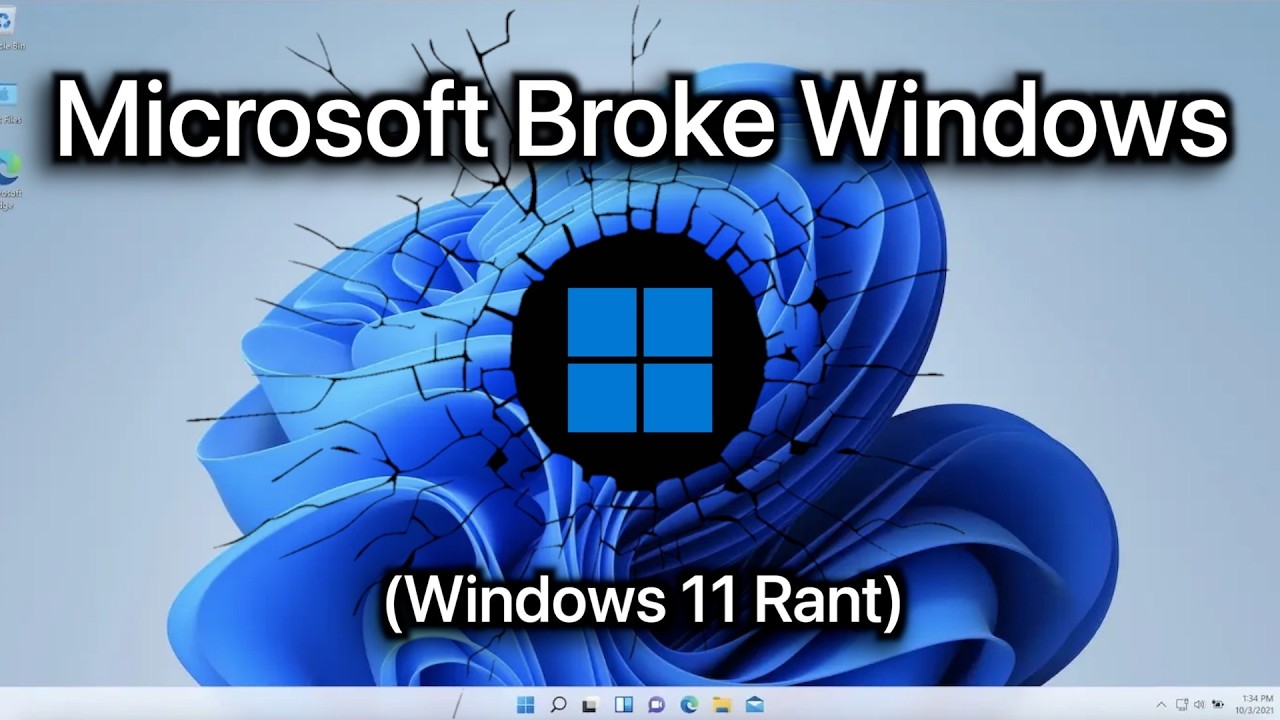 Microsoft сломала Windows (возмущение по поводу Windows 11)