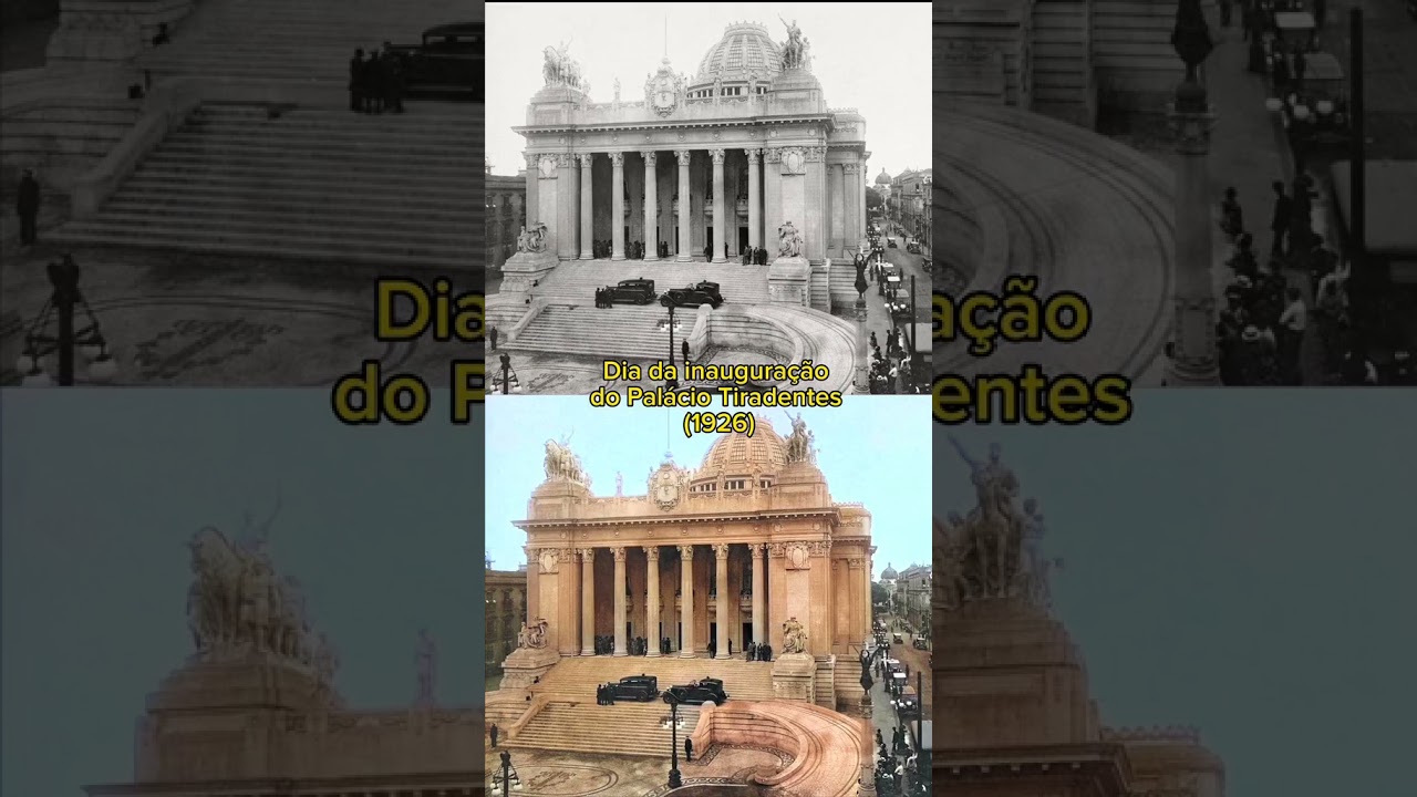 Pedimos para a Inteligência Artificial para colorir fotos antigas do Palácio Tiradentes ✌️ 