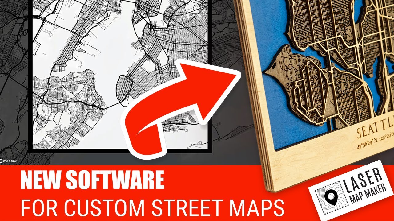 Testing New Software for Custom Street Maps. lasermapmaker