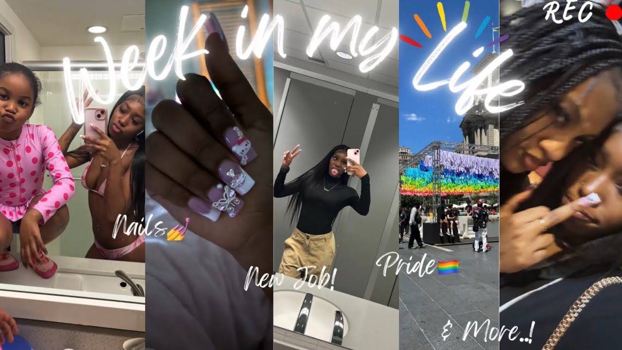 WEEK IN MY LIFE nails, grwm for a new job, pride & More! ||SHAYYXO|!