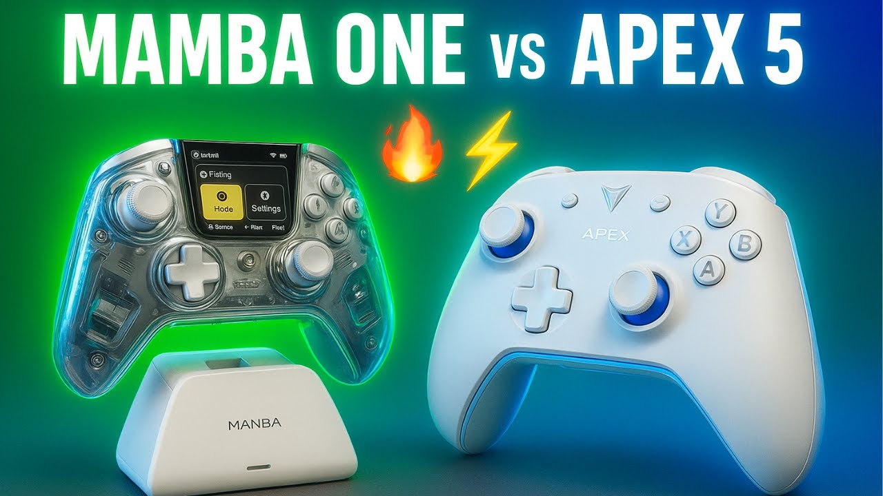 MANBA ONE vs FLYDIGI APEX 5 – Qual o Melhor Controle para Jogos em 2025?