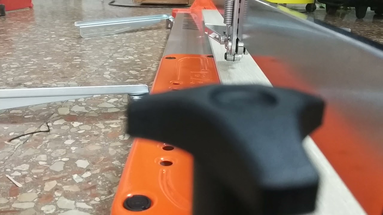 Battipav profi evo 133 .cortando una tira de 1.8 mm grosor