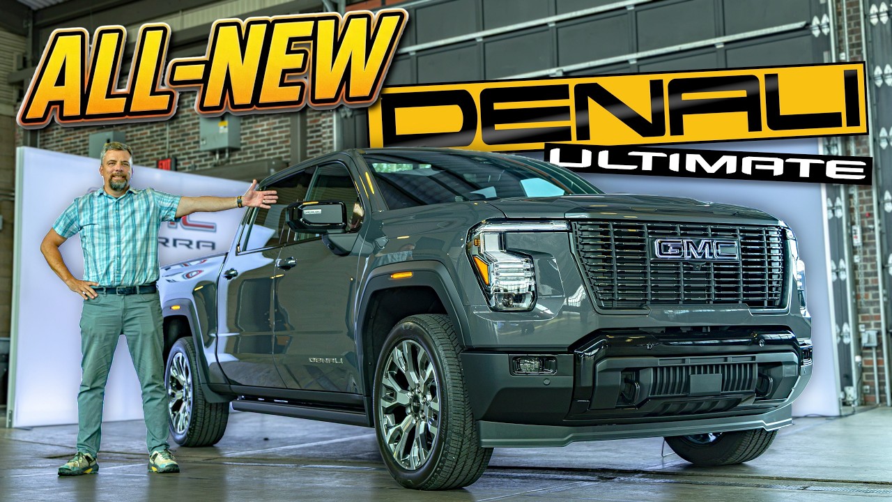 Обзор нового 2027 GMC Sierra 1500 Denali Ultimate: топовый пикап GMC стал еще роскошнее!