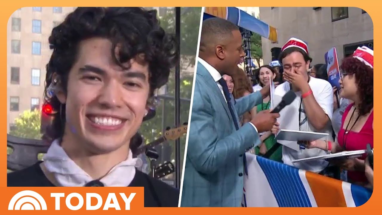 Conan Gray Fans Get Surprised With Concert Tickets on TODAY