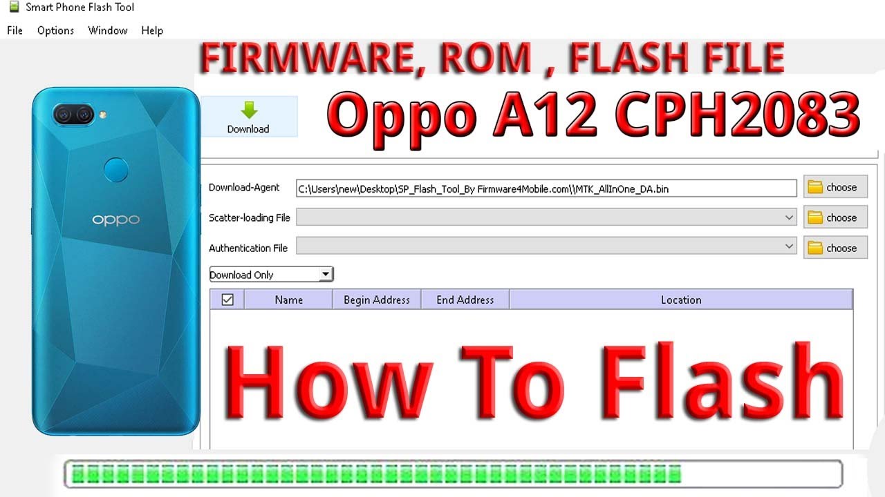 Oppo A12 CPH2083 Full Flash Stock Firmware -  Dead Repair - Da File - Hang on Logo Restart Solved