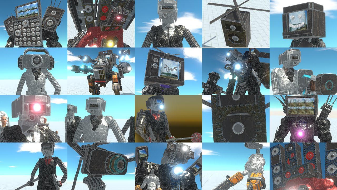 【スキビディトイレ】最強はカメラマン？テレビマンか？はたまたスピーカーマンか！最強バトルロイヤルを開催！   アニマルレボルトバトルシュミレーター実況 ＃528 ARBS