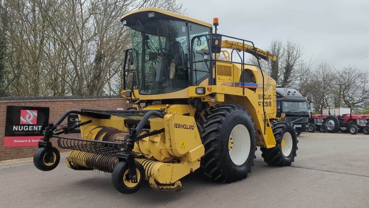 NEW HOLLAND FX58 HARVESTER WALKAROUND VIDEO