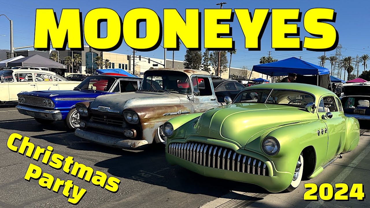 Mooneyes Christmas Party 2024 Car Show, Irwindale, California