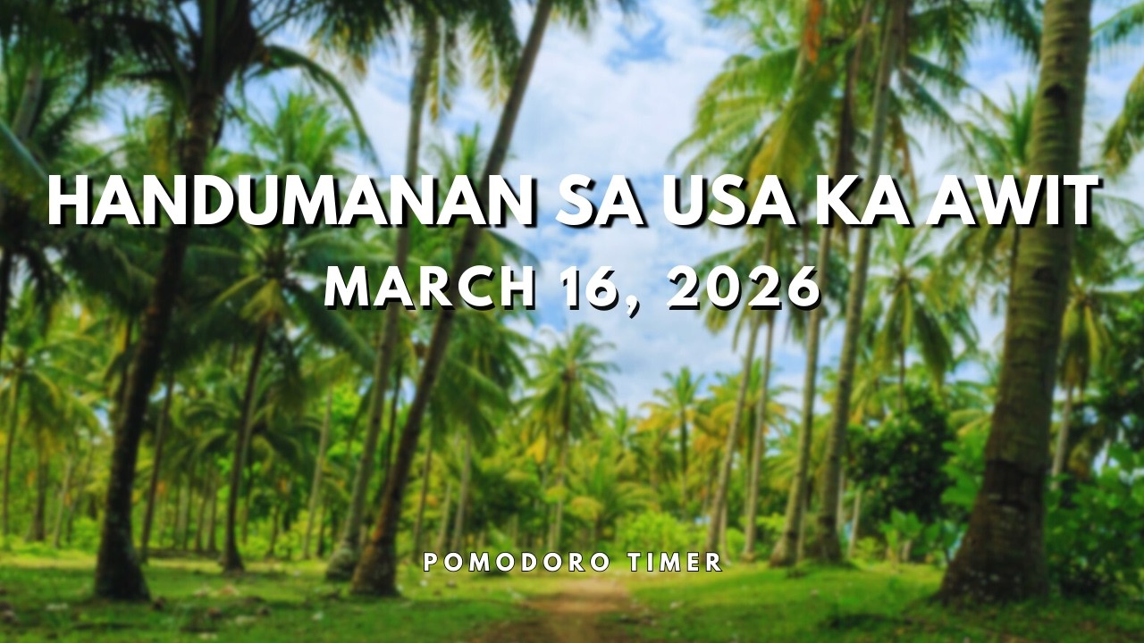 Handumanan sa usa ka awit - March 16, 2026 | 90s Bisaya Radio Drama #pomodoro #workwithme