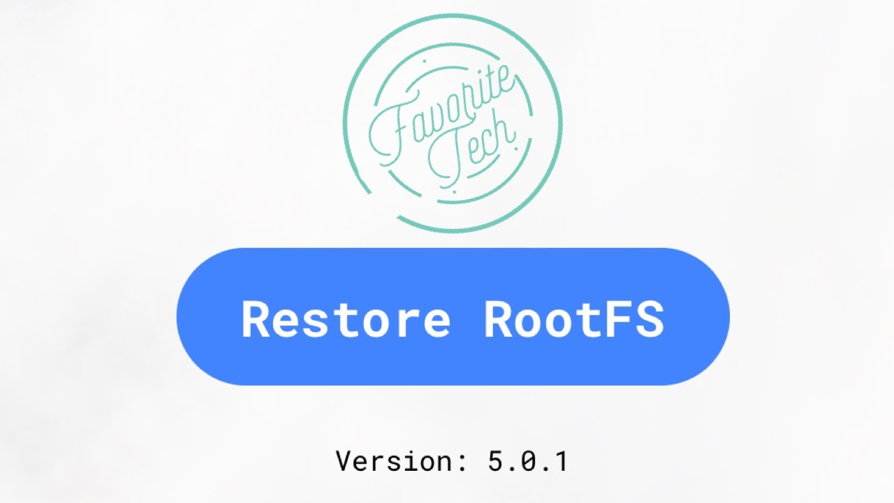 Restore RootFS Unc0ver 5.0.1