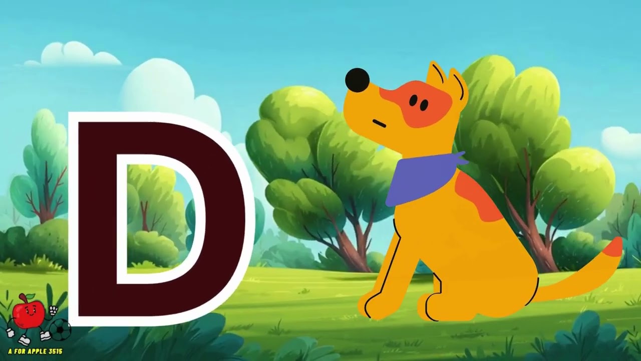ABC Song with Fun Cartoon Animation  Learn Alphabet and Phonics A to Z  Nursery Rhymes & Kids Songs