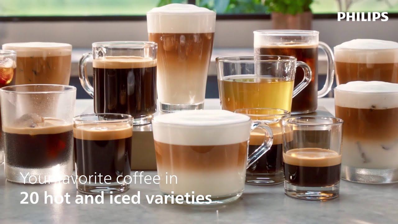 Philips 5500 LatteGo - 20 hot and iced coffees at the touch of a button - EP5547