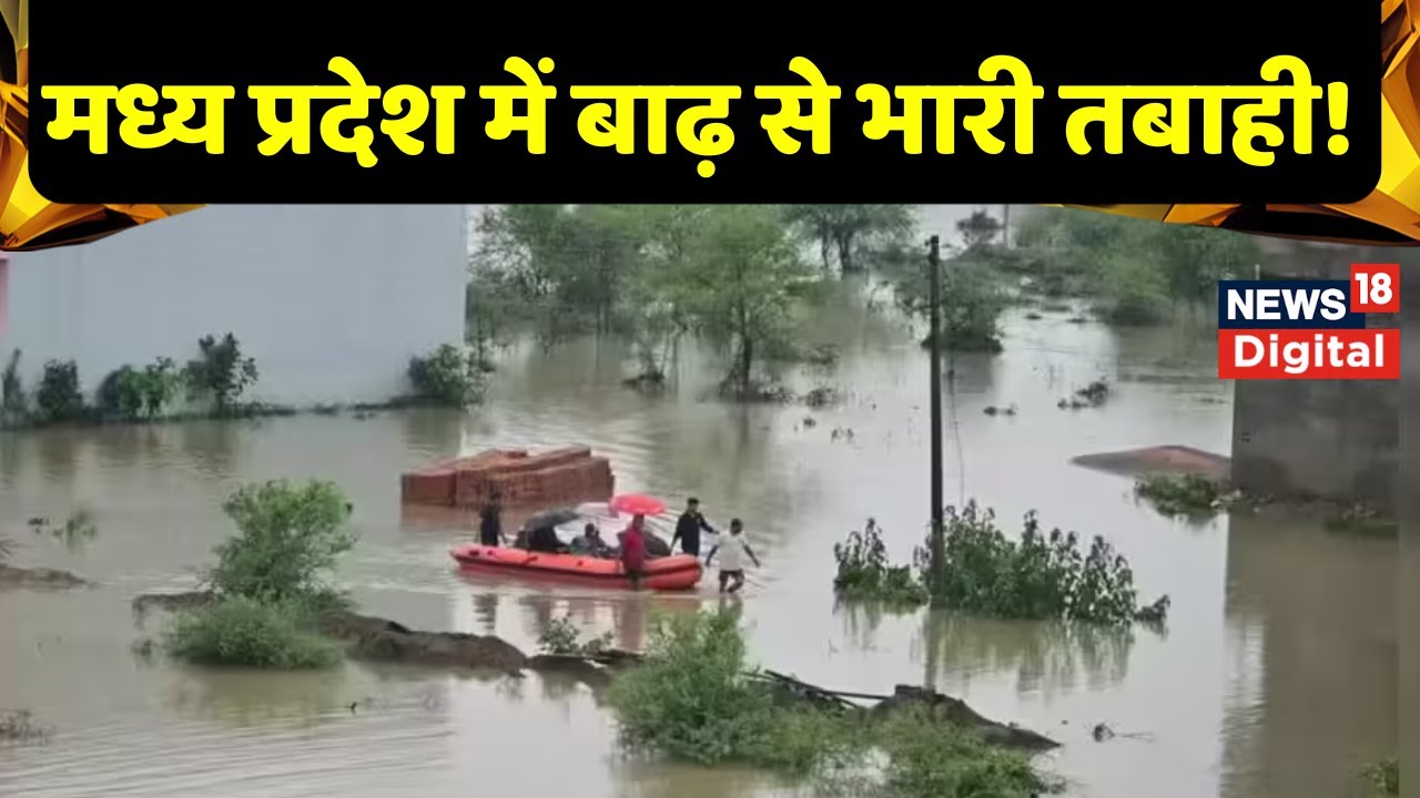 MP Flood : Madhya Pradesh में बाढ़ से सिर्फ तबाही ही तबाही! | Wetaher Update | Bhopal | heavy Rain