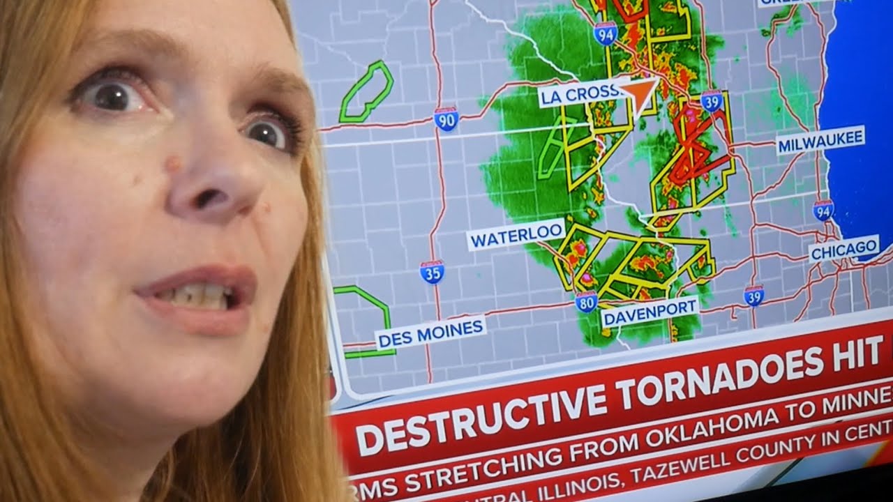 Tornado Watch & A Catastrophic Tornado Hits Iowa Town 🌪️