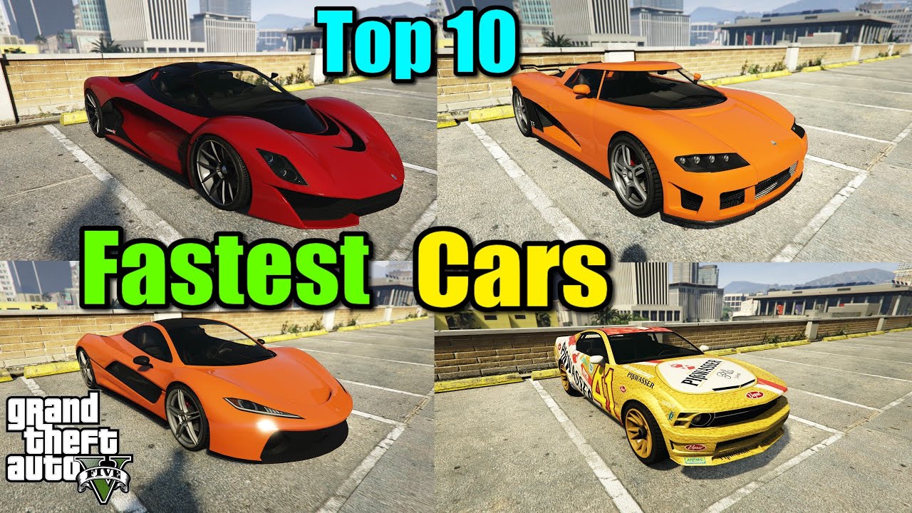 Топ-10 самых быстрых автомобилей в сюжетном режиме GTA 5