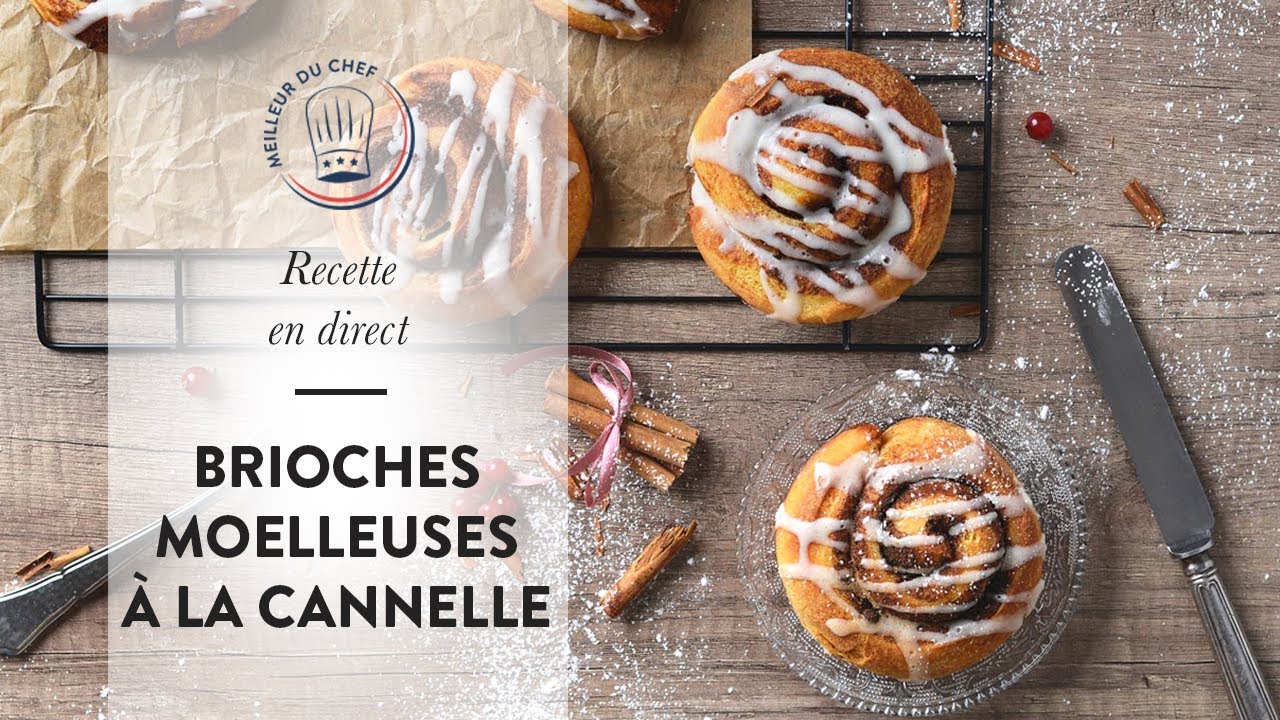 Recette en direct : les Brioches Moelleuses à la Cannelle !