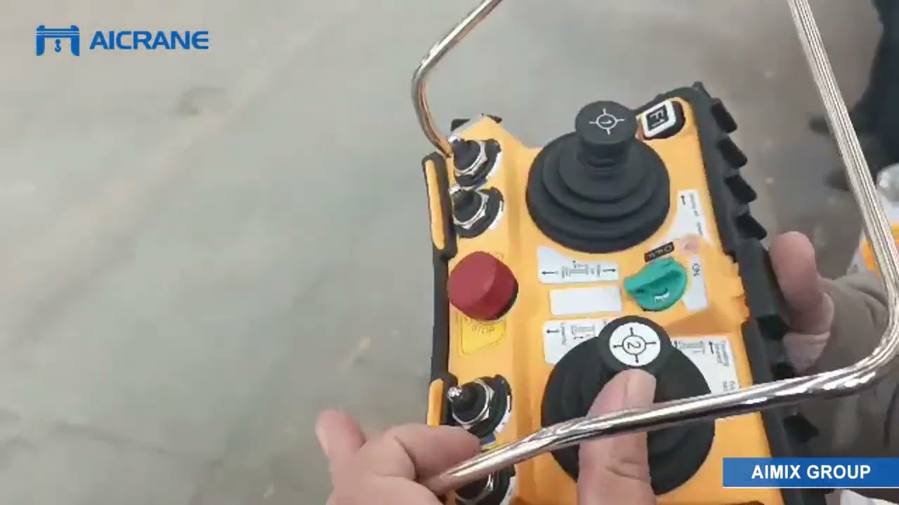 Aicrane 10 Ton Rubber Tyred Gantry Crane Operation | Remote Control Demonstration
