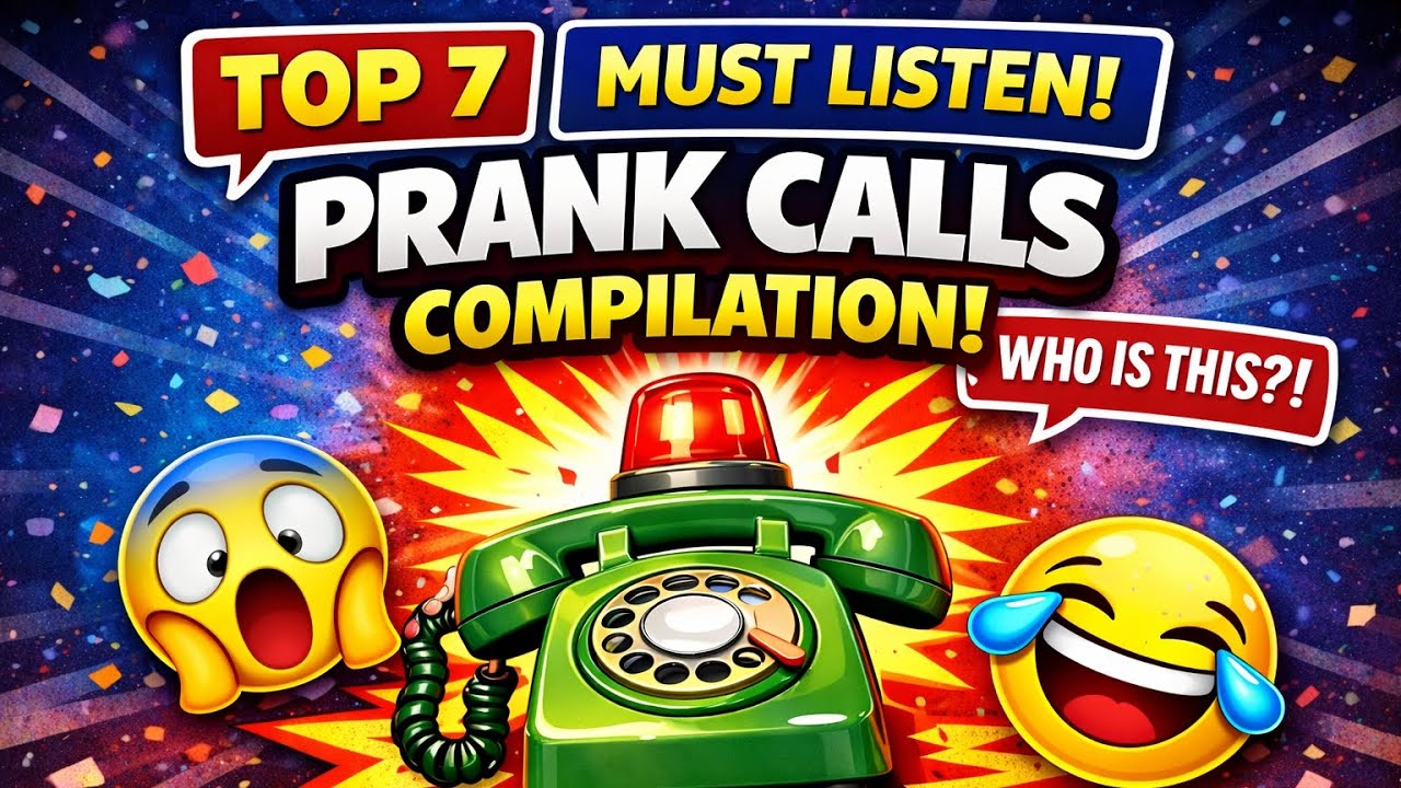 TOP 7 Prank Calls 🤣 | Must Listen Collab Prank Call Audio Compilation | Time Lapse