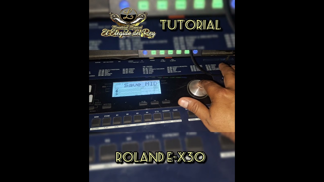TUTORIAL INTALAR RITMOS AL ROLAND EX30 