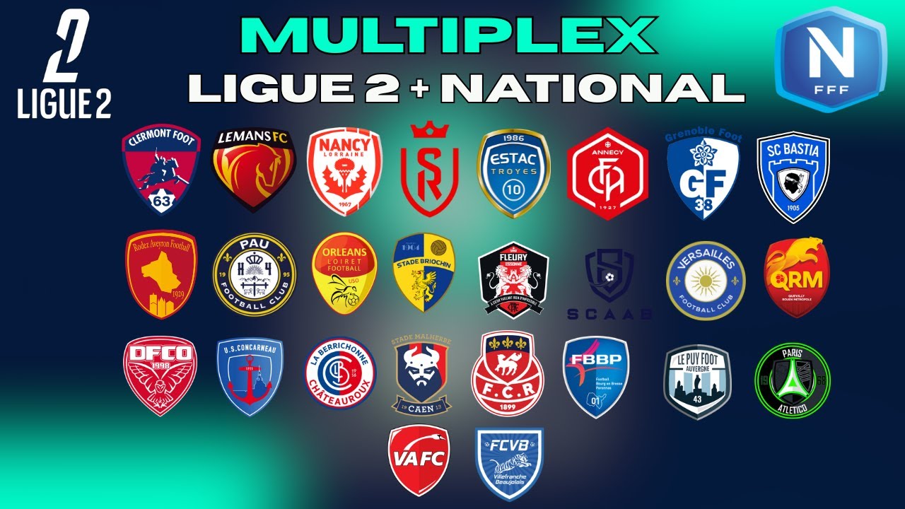 🔴LIVE MULTIPLEX LIGUE 2 + NATIONAL : J8🔴NANCY-REIMS, CLERMONT- LE MANS, GRENOBLE- BASTIA...
