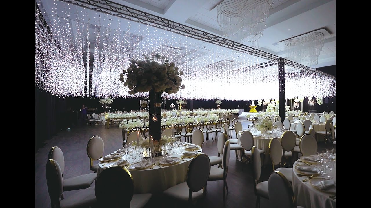 Fairly Ceiling String Lights Luxury Wedding Ceiling Decor in Houston, TX