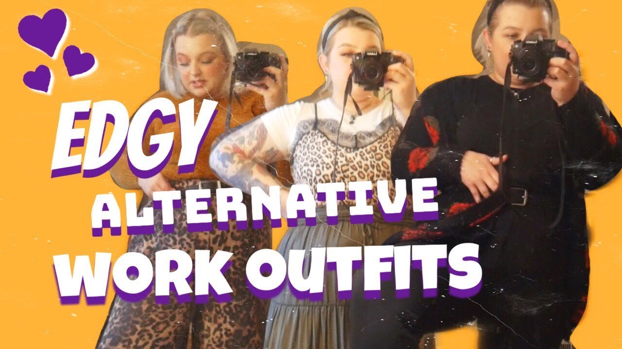 Mid-Size Fall Alternative Edgy Office Outfits #OOTW