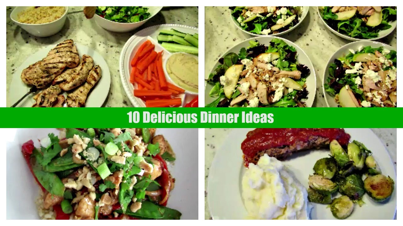 10 Dinners Ideas with Recipes