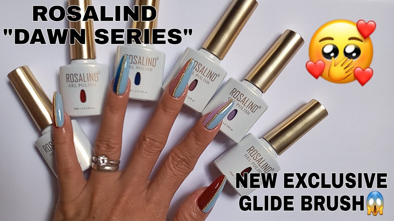 New! Rosalind Soak Off Pure Color Nail Gel Polish | Dawn Series Swatches | Bright Gel Polish Review