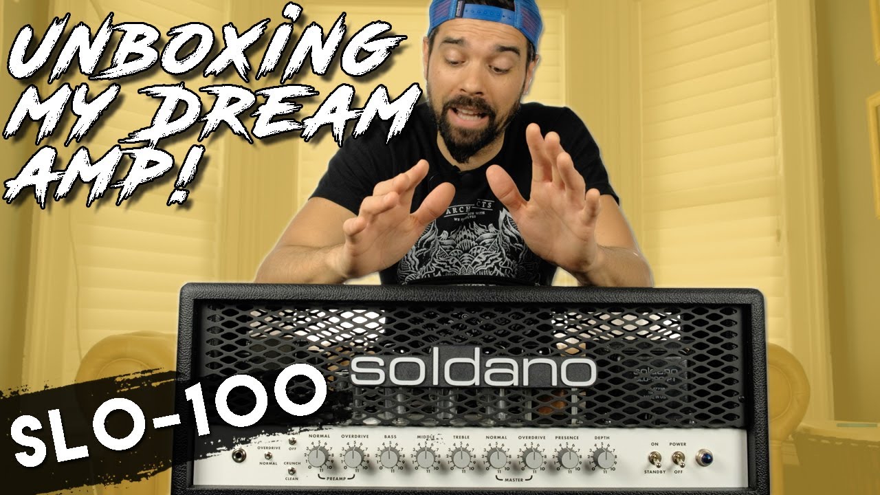 SOLDANO SLO-100 UNBOXING! My Dream Amp is Here | Major #AmpPorn ALERT! (2020 Model)