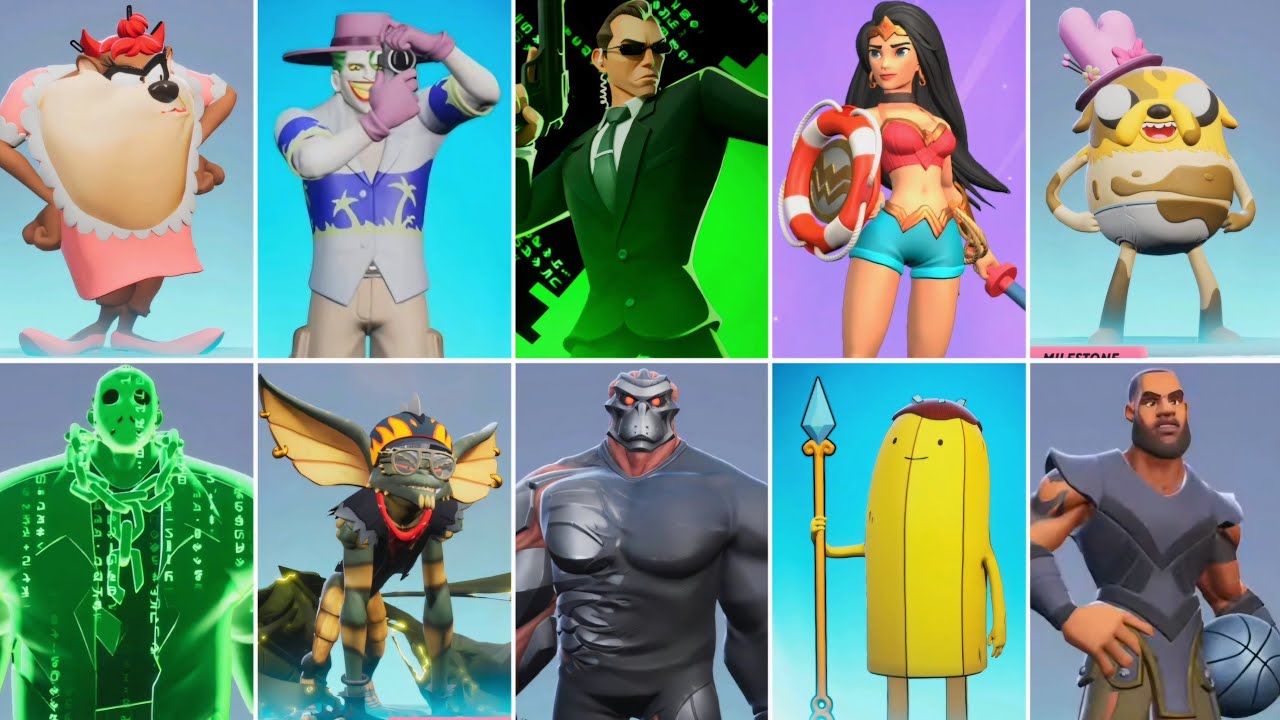 Multiversus All Skins, Outfits & Variants Showcase | Season 1 + NEW Store Items (4k)
