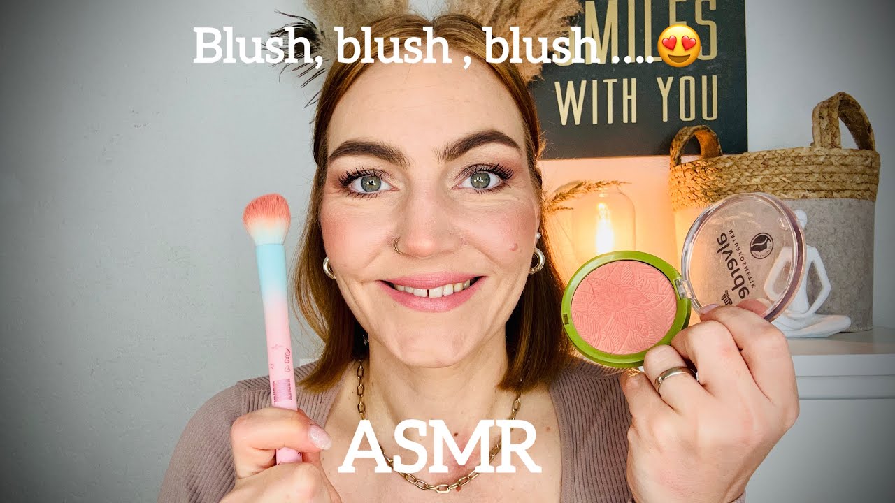 Relaxing ASMR 🫠Ich sortiere meine Blushes mit euch aus ♥️🩷🧡