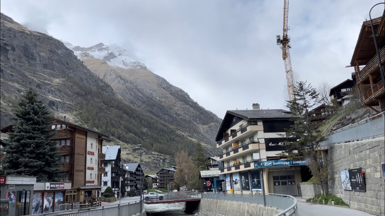 Walking around Zermatt #2, Switzerland, May 2022