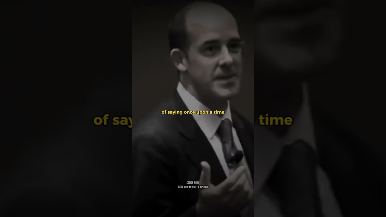 The BEST way to start a SPEECH - Conor Neill Great Insights on Public Speaking