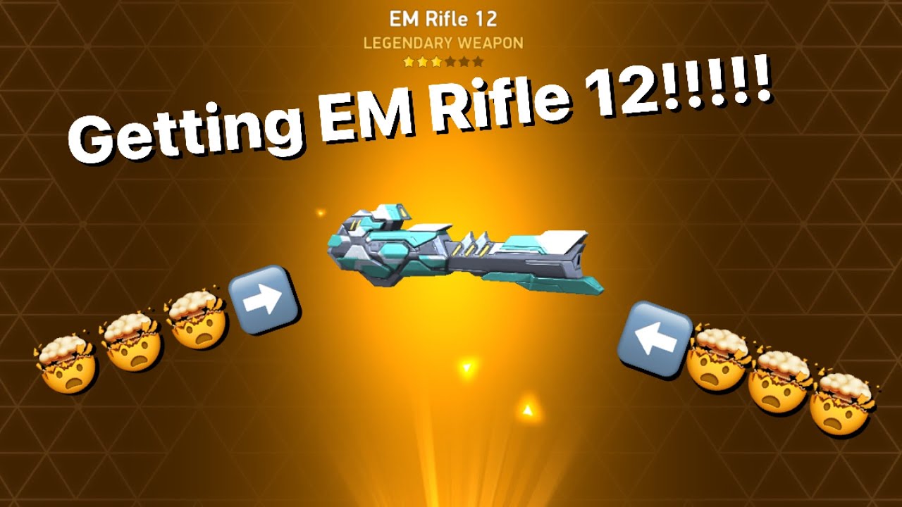 I Got EM Rifle 12!!!! - Mech Arena Crate Rush Spin - Legendary Weapon!!