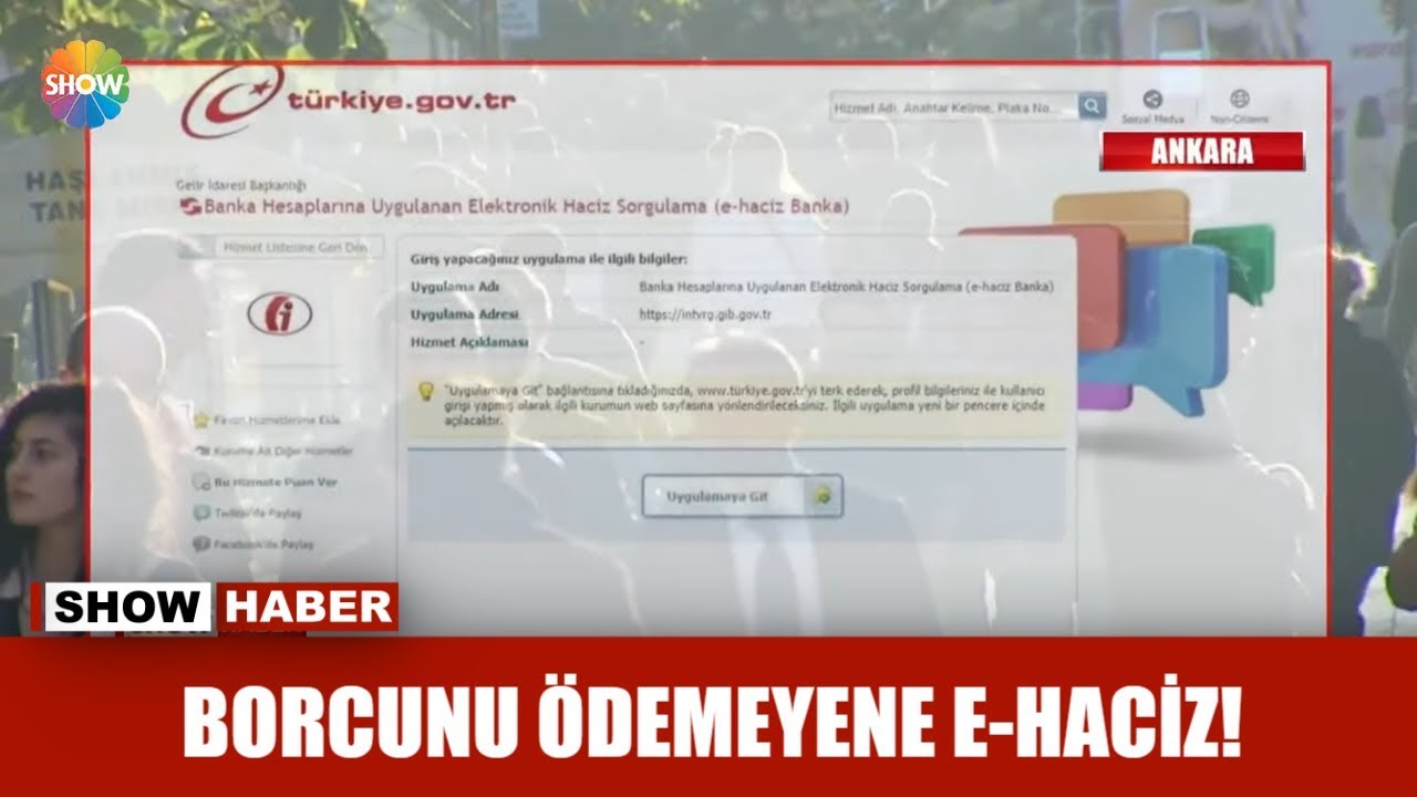 Borcunu &ouml;demeyene E-Haciz!