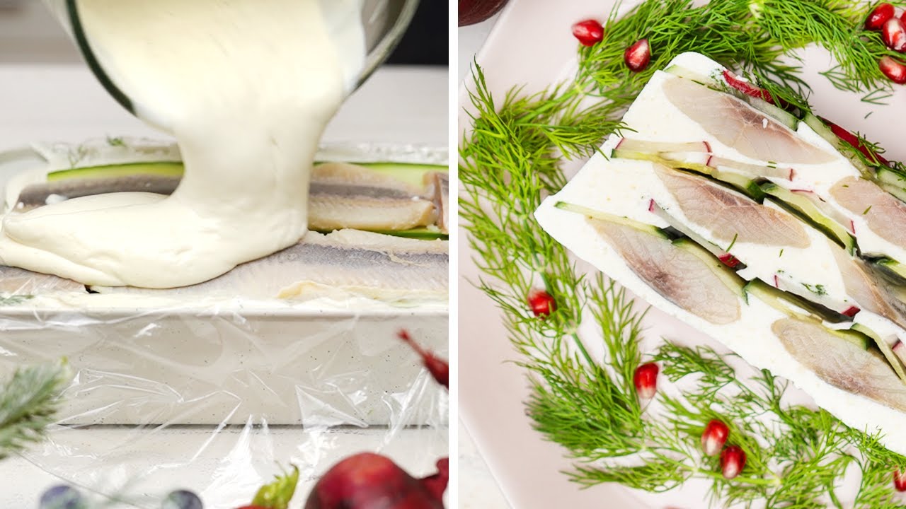 Terrina, francuska galareta ze śledzi, twarogu i śmietany. Tak pysznej wersji jeszcze nie jadłeś