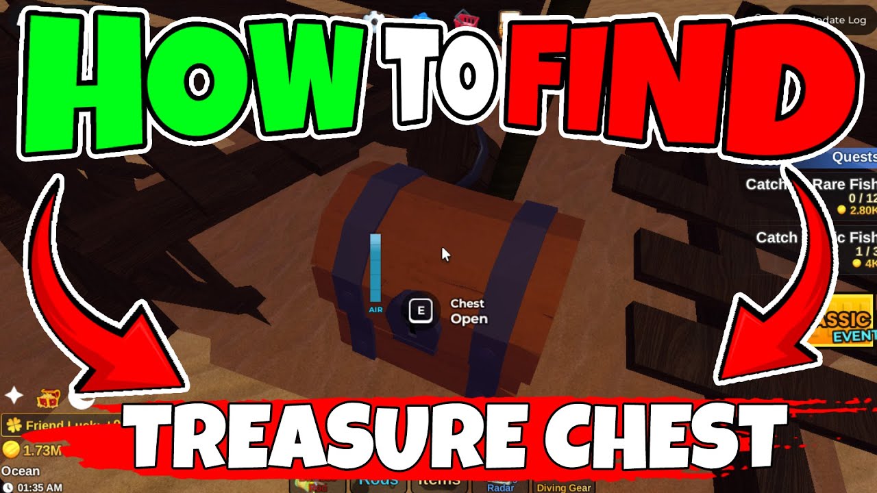 Как найти новое подводное сокровище &laquo;Появилось затонувшее судно&raquo; в Fish it! Roblox