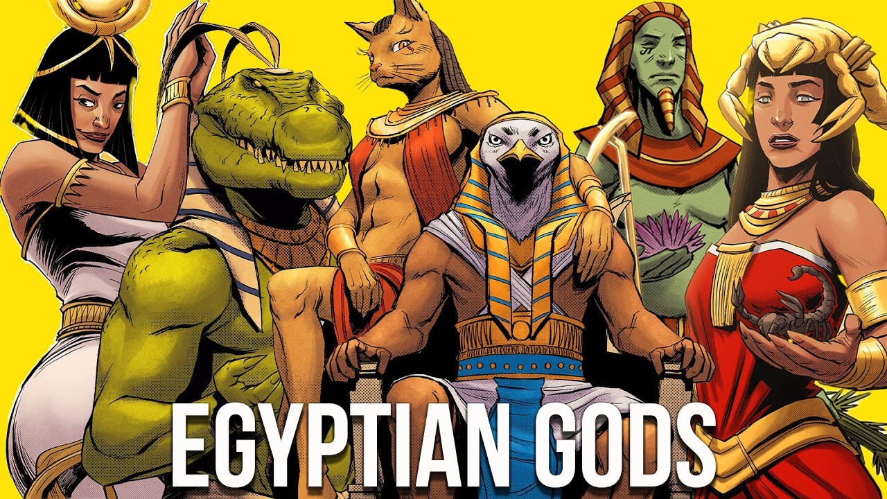 18 INCREDIBLE Gods of Ancient Egypt - EGYPTIAN MYTHOLOGY